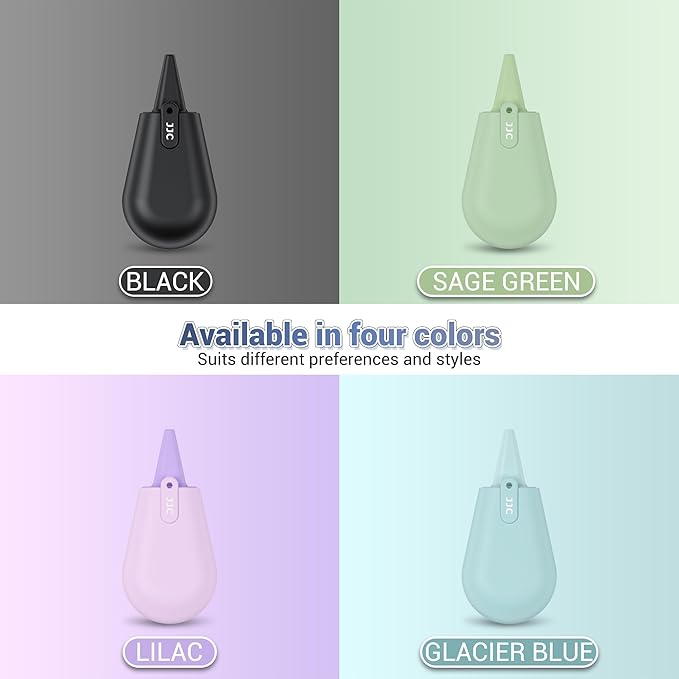 JJC Pocket-Sized Silicone Camera Dust Blower Lens Air Blower, Small Camera Lens Cleaner Air Blower for Sensor LCD Keyboards Filters Printing, Lilac Portable Dust Blower for Outdoor Travel Cleaning
