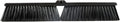 Restaurantware-BROOM HEAD ONLY: Clean Tek Professional 23.62-Inch Push Broom Head, 1 Heavy-Duty Cleaning Tool - Handle Sold Separately, Fine Flagged Bristles, Black Plastic, Outdoor Use