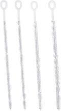 4pcs Straw Cleaner Brushes for Stanley, 8mm/0.31 Inch, 10mm/0.39 Inch, 12mm/0.47 Inch Reusable Extra Long Drinking Water Cup Bottle Straw Cleaning Brush Cleaning Tools Kit Accessories (White)