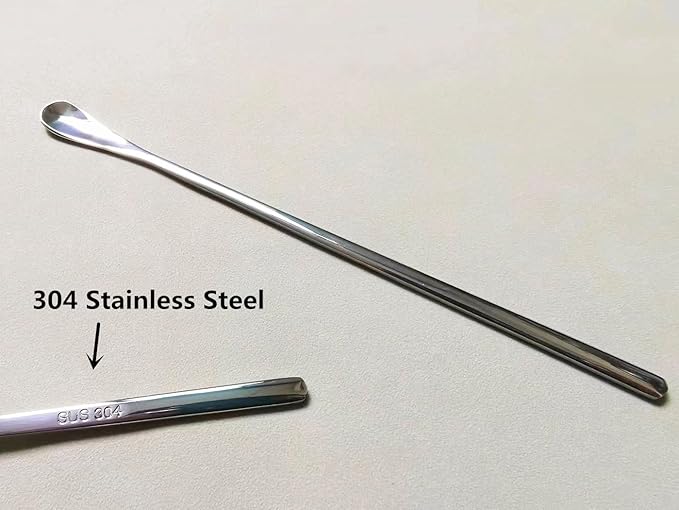 Coffee Scoop 1tbsp /15ml Measuring Spoons Tablespoon Stainless Steel Stirring Spoon with Coffee Machine Cleaning Brush Set