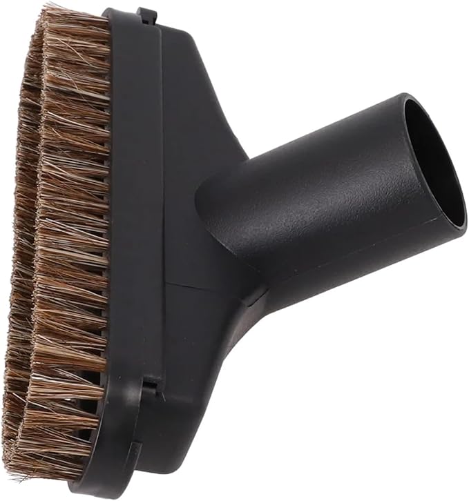 6Pack Round Soft Horse Hair Vacuum Brush Attachment For Shark Vacuum Brush Attachment with Vacuum Hose Adapter, Vacuum Attachments & Brushes, Deep Car Upholstery & Narrow or Vulnerable Area