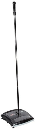 Rubbermaid Commercial Executive Series Brushless Mechanical Carpet Sweeper, Galvanized Steel, Black, for Professional/Janitorial Debris Collection from Indoor Floors/Hardwoods