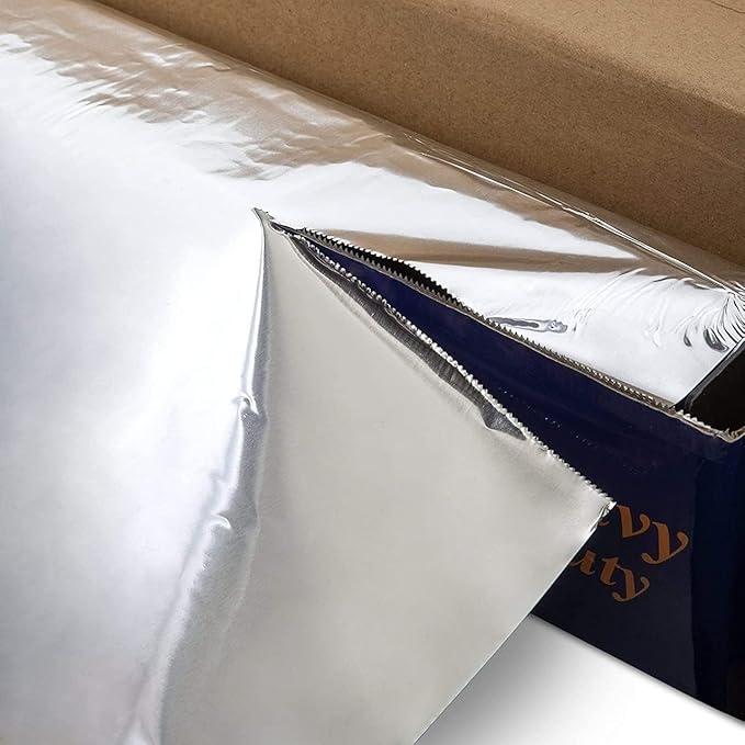 Heavy Duty Aluminum Foil Roll for Food 18 Inches 500 FT Heavy Duty Food Safe Foil Wrap