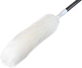 Surell Duster - Lambswool Feather Duster with Extendable 30" Handle - Anti Static Shearling Duster Head for Cleaning Cars, Ceiling Fans, Furniture, Blinds - Perfect Housewarming Gift