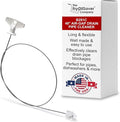 48" Air-Gap Drain Brush - Flexible Dishwasher and Sink Cleaner Tool for Home and Commercial Kitchen - Long Pipe Snake for Garbage Disposal, Shower, Hair Clog Remover - B291C by FryOilSaver Co.