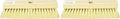 08755 Tampico Deck Scrub Brush with 1 Tapered and 1 Threaded Hole, 10-Inch (Pack of 2)