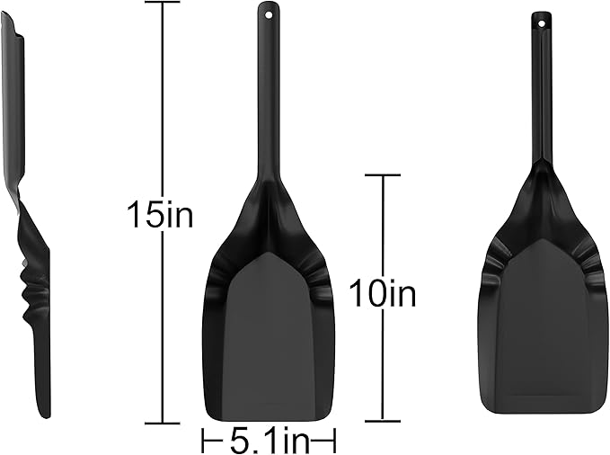 Fire Beauty Fireplace Shovel - Ash Shovel-Fireplace Scoop-Ash Scoop-Gardening Shovel (Pack of 2)