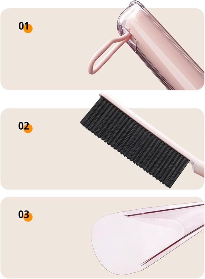 Bed Cleaning Brush, Upholstery Duster Tool, Lifter Cleaner with Pet Hair Removal, Furniture Applicator with Sturdy Handle Grip, Cleaning Brush, Home Necessary for Mattress Couch Upholstery Carpet Car