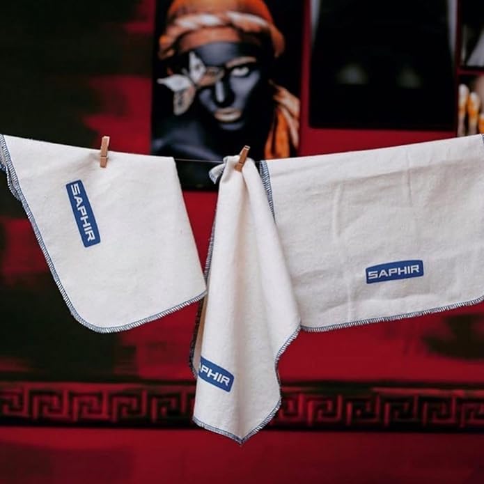 SAPHIR 3 Pieces Polishing Cloths