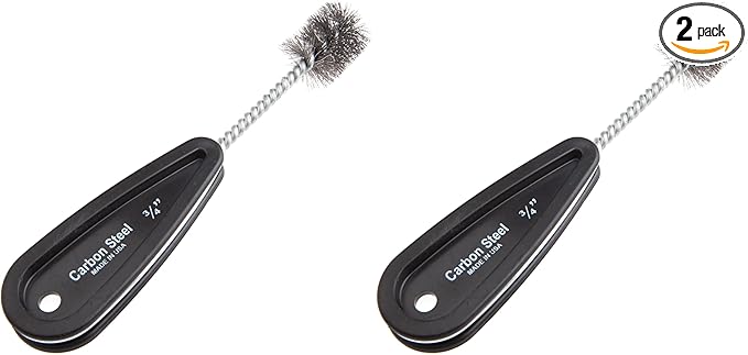 Forney 70472 Plastic Handled Fitting Brush, 4-3/4-Inch-by-3/4-Inch (Pack of 2)