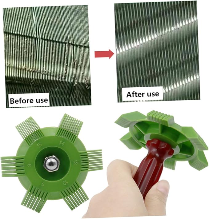 3pcs Radiator Evaporator Fin Comb Tool for Air Conditioning Condenser Cooling Brush for Straightening Fins Suitable for Vehicles Efficient Cleaning and Maintenance Tool