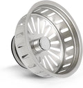 Highcraft 97353 Kitchen Sink Basket Strainer Replacement for Kohler Style Drains Stainless Steel Stopper (Can Vary in 2 Styles), 3.5" (Pack of 1)