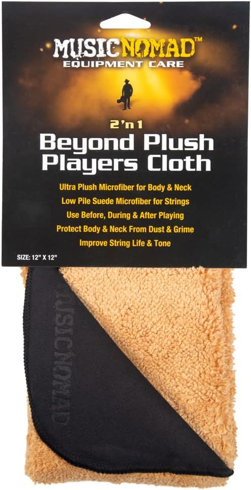 MusicNomad 2 'n 1 Beyond Plush Players Cloth (MN241)