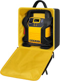 Car Jumper Starter Storage Bag Compatible with DEWALT DXAEJ14 Digital Portable Power Station Air Compressor, Carrying Case Holder Container (Black with Yellow Inner Case Only)