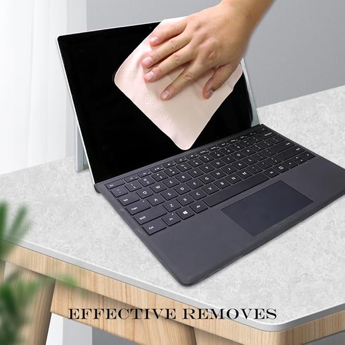 PERFECTSIGHT Microfiber Cleaning Cloths for Electronics - Cleans Lenses, Glasses, Screens, Cameras, Cell Phone, Eyeglasses, Computer, Monitors,Tablets LCD TV Screens (6 Pack, Multicolor)