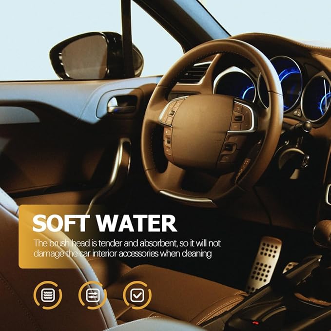 Car Air Vent Cleaning Brush Car Detailing Air Outlet Duster for Interior Vent Dust Removal Soft Bristle Automotive Brush for Precise