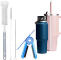 XANGNIER 4 PCS Water Bottle Cleaner Brush Kit for Hydroflask,Wide Straw Lid Brushes,Multifunctional Bottle Brush and Long Handle Scrubbing Bottles Brush for Hydro Flask 16/24/32/40 oz Cups Accessories