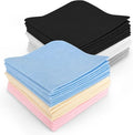 CONLI 30 Pack Microfiber Cleaning Cloth for Eyeglasses 13x13cm/5”x5” Luxury Suede Glass Cleaning Cloth Glasses Cleaner for Eye Glass Lens Cleaning Gentle and Lint-Free