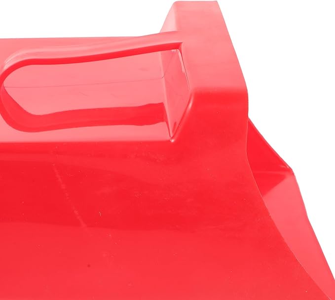 Handheld Dustpan for Desktop Trash Cleaning, Red Plastic Reusable Shovel with Handle, Multi-Purpose Household Garbage Sweeper for Home and Office Use
