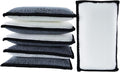 Car Interior Scrubbing Sponge, Microfiber Car Wax Applicator Scrubber Pad, Car Detailing Microfiber Interior Scrub Pad,Washing Sponges for Car, Boat, Wood, Marble and Motorcycle - 6pcs (gray)
