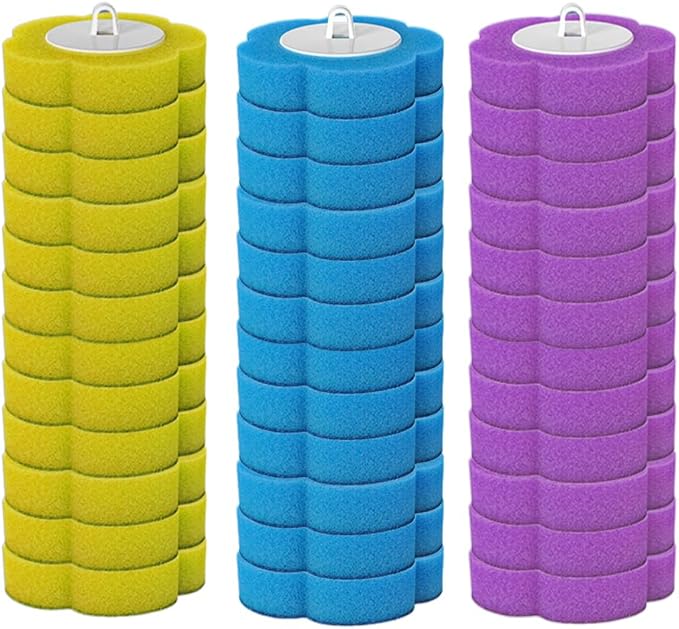 36 PCS Disposable Toilet Brush Heads, Toilet Bowl Wand Refills for Toilet and Bathroom Cleaning, Disposable Toilet Cleaner Refill Pads for Washroom Mats Brush Cleaning System (36PCS)