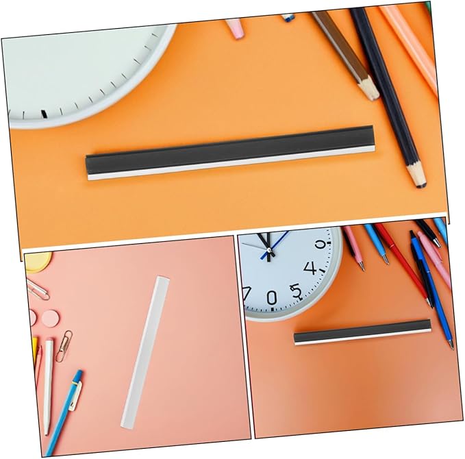 8Pcs Durable Rubber Dustpan Seal Strips for Home Office School Cleaning Antislip Design for Debris Collection and Spill Prevention Compatible with Various Dustpans