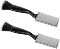 2 PCS Double Head Brush, 2-in-1 Double Head Car Duster Brush for Interior & Exterior Cleaning, Soft Bristles for Dashboard, Air Vents, Screen, and More