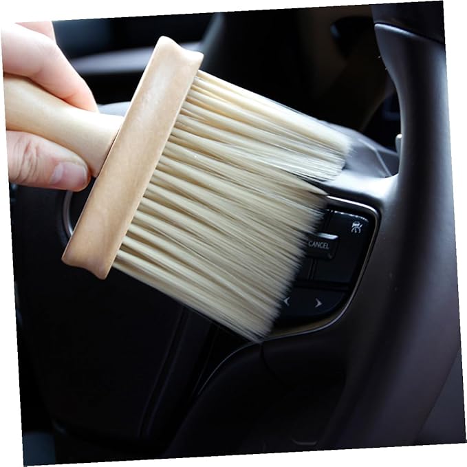 Car Air Vent Cleaning Brush 2pcs Set Soft Bristle Car Interior Duster for Auto Vent and Dashboard Detail Automotive Detailing Tool