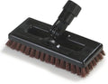 Carlisle FoodService Products 36531027 Swivel Scrub Plastic Block Power Scrub Floor Brush, Nylon Grit Bristles, 8" Length x 3-1/2" Width, 15/16" Bristle Trim, Rust (Pack of 12)