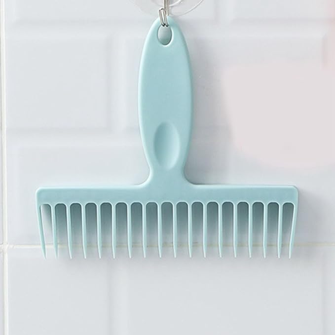 Household Broom Hair Removal Comb, Bathroom Sewer Hairs Collectors Cleaning Rake Carpet Pet Hair Removal Cleaning Tool, for Home Cleaning and Maintenance