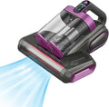 Cordless Handheld Vacuum for Mattress, Sofa & Carpet - Strong Suction, Cleaning Light with Vibration Technology - Portable Bed, Couch, Furniture Cleaner（Grayish Purple）