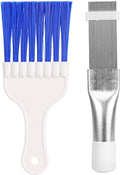 Air Conditioner Condenser Fin Cleaning Brush Stainless Steel Coil Condenser Brush AC Fin Comb Refrigerator Coil Cleaning Whisk Brush Evaporator Radiator Repair Tool