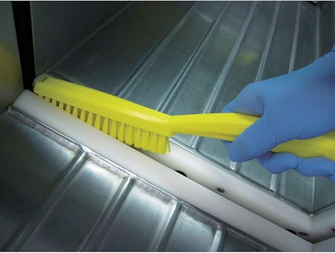 Vikan 41955 Brush,Narrow Hand,Stiff,11" x .75",PP/PBT,White
