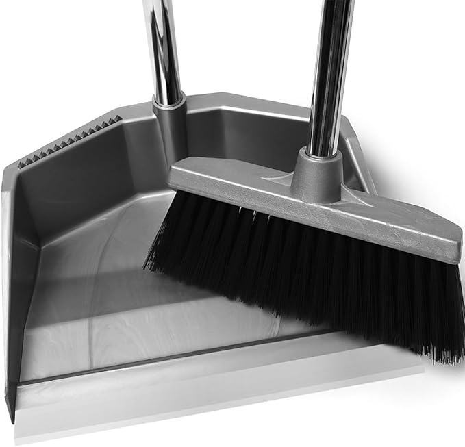 SOIMISS 8pcs Dustpan Rubber Edge Lip Replacement Strips Soft 26cm Repair Accessories for Dustpan Front Strip Cleaning Tool Household Use
