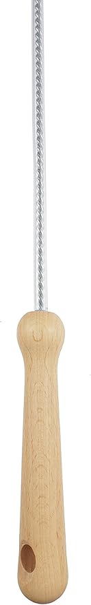 45 Inch (115cm) Premium Flexible Goathair Bristle Radiator, Coil and Vent Brush with Wood Handle