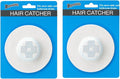 2 Pack Rubber Hair Catcher for Shower & Bathtub Drains – Flexible Drain Cover Strainer Hair Stopper Trap, Sits Securely on Top (No Suction Needed), Reusable & Easy to Clean