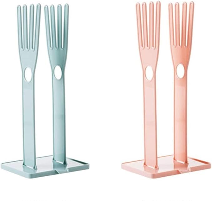 2 Pieces Kitchen Rubber Gloves Racks Drain Towel Storage Holders Home Cleaning Tool Drying Rack Sink Accessories