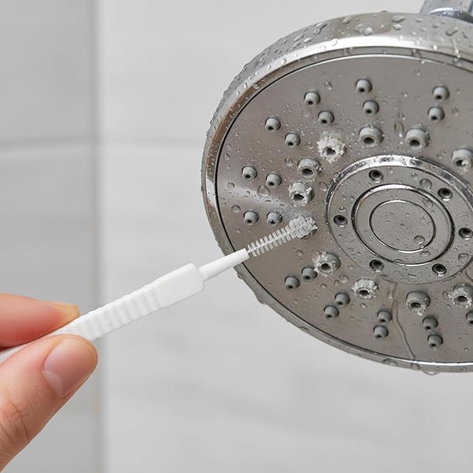70Pcs Shower Head Cleaning Brush 2 Design Shower Head Cleaner Tool for Showerhead Small Hole Nozzle Anti-Clogging Showerhead Cleaning Brushes Picks for Tiny Nozzle Gaps Deep Clean Unclogging Brush Set