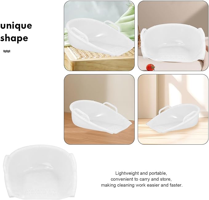 Zerodeko Handheld Dustpan for Desk with Plastic Construction, Small Size, Portable Kitchen Cleaning Shovel for Household Trash Collection