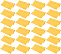 PATIKIL Eyeglass Microfiber Cleaning Cloth 7"x6", 24 Pack Glasses Cleaning Cloth Soft Suede Wipe Screen Cloth for Camera Lens Eyeglasses Screens in Individual Vinyl Pouch, Yellow