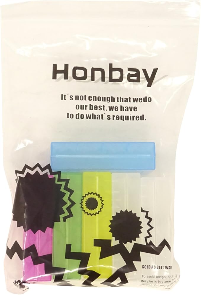 Honbay Battery Storage Case/Box/Organizer/Holder for 4 18650 Batteries or 8 CR123A Battery, Pack of 6 (Multi-colored)