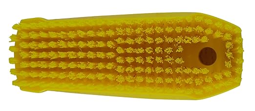Vikan 64406 Brush,Nail,Stiff,PP/PBT,Yellow