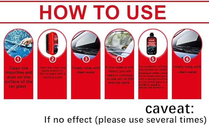 CAPEDIEM 2026 NEW Automotive Oil Film Cleaning Brush for Car Windows,Glass Cleaning Board, Suitable for Windshield Glass Oil Film Remover, Car Windshield Cleaner (black)