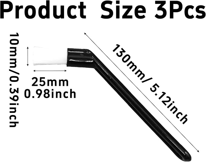 3Pcs Espresso Machine Cleaning Brush, Nylon Cleaner Brush for Cleaning Espresso Machines, Grinders