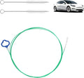 BOXOB Auto Sunroof Drain Brush with 2 Cleaning Brushes, 118in Long Pipe Cleaners Flexible Soft Drain Cleaning Unclogger Tool for Car Vehicle Sun Roof Trunk Wiper Hole