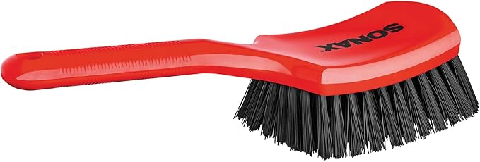 SONAX Intensive Cleaning Brush | Durable Scrub Brush for Interior & Exterior Car Detailing | Upholstery, Carpet, Vinyl, Rubber & Floor Mats | Ergonomic Handle | 491700