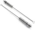 Utoolmart Steel Wire Cleaning Brush - Spiral Power Cleaner, 0.8 x 12 inch, 2-pack