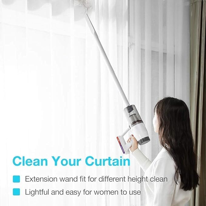 Cordless Vacuum Cleaner, Handheld 5-in-1 Small Stick Lightweight Vacuum Car Vacuum for Pet Hair Hardwood Floor Cleaning