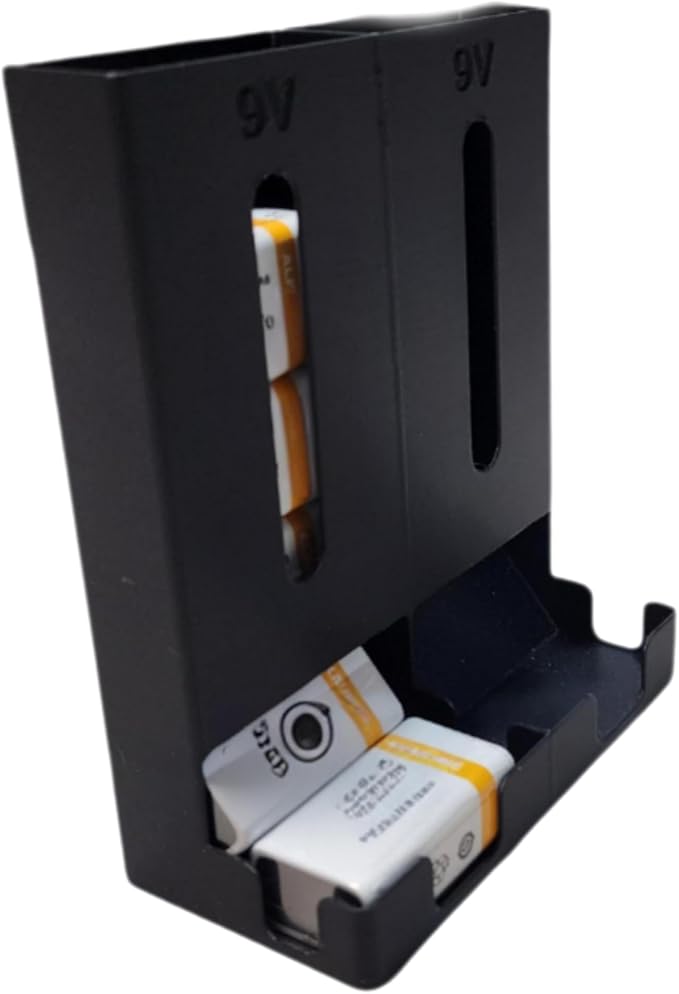9V battery storage case holder box dispenser