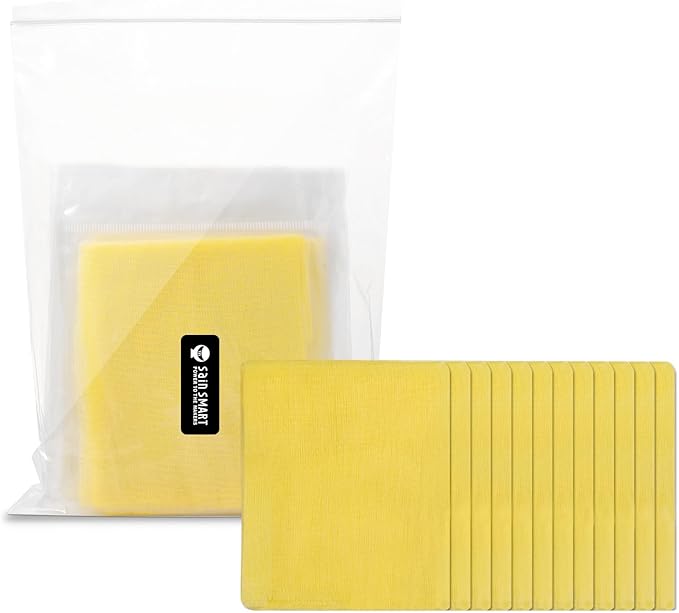 SainSmart Tack Cloth Set, 12-PCS, Anti-Static Unfold Size 18'' x 36'', Fast Dust Remove for Woodworking, Sanding, Painters, Surface Cleans, Automotive, Sticky Cleaning Tack Tags Wax and Silicone Free